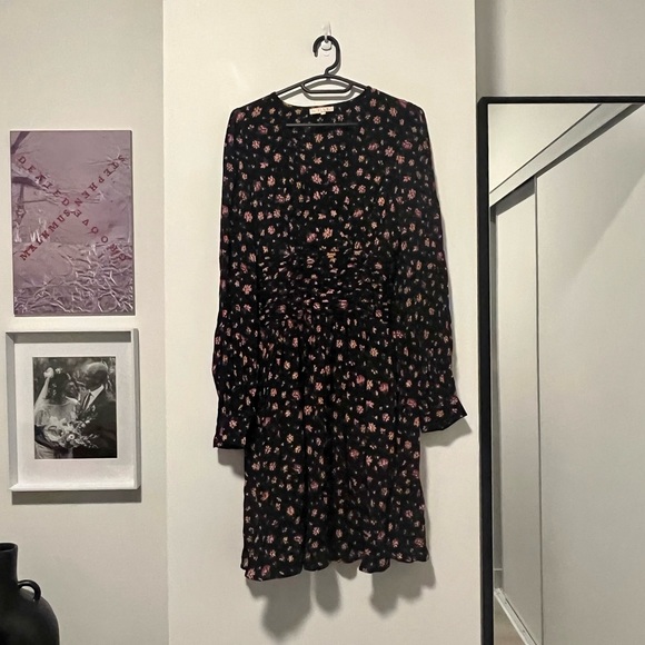 BYTIMO
Gathered floral-print crepe mini dress - Picture 5 of 9